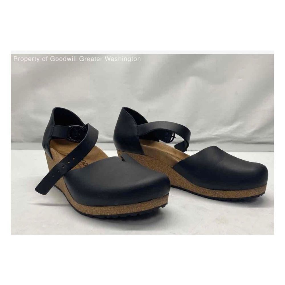 EUC Papillio by Birkenstock Mary Wedge Sandal - Leather 10 - Picture 2 of 7
